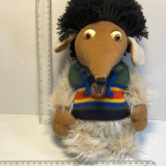 The Wombles Stepney Plush Toy 1998 Elisabeth Beresford Knitted Vest - Picture 2 of 10